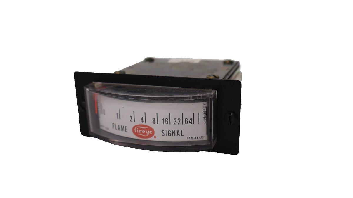 Used Hoyt Electric 38-55 Fireye Flame Signal Panel Meter