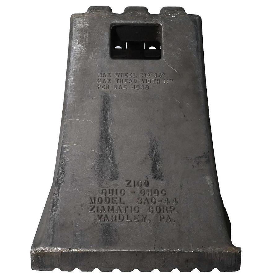 Used Zico Aluminum Quic-Choc Large Truck Wheel Chock  SAC-44-E  SAC44E max 44" dia