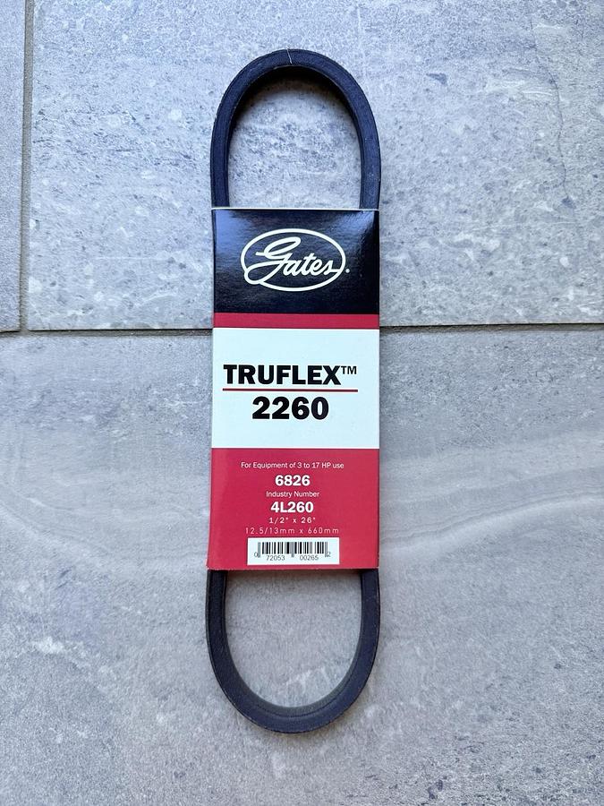 (NEW) GATES 2530 1/2" x 53" Truflex V-Belt