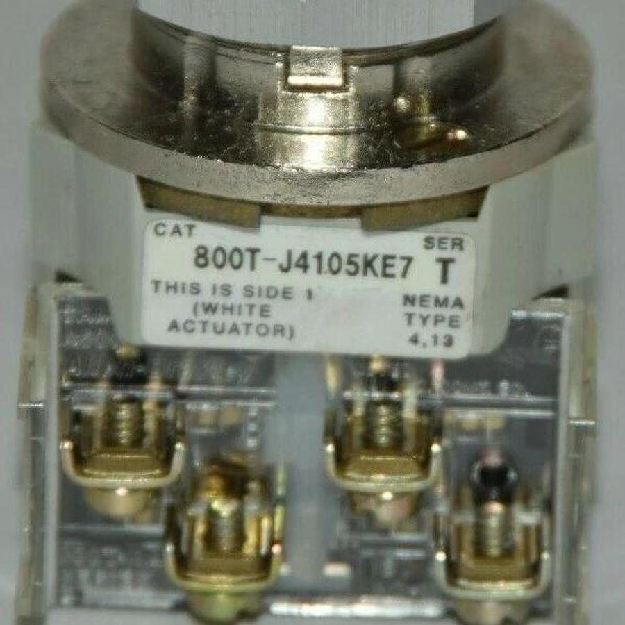 (NEW) ALLEN BRADLEY 800T-J4105KE7 800TJ410 Series T 3 Pos Selector Key Switch