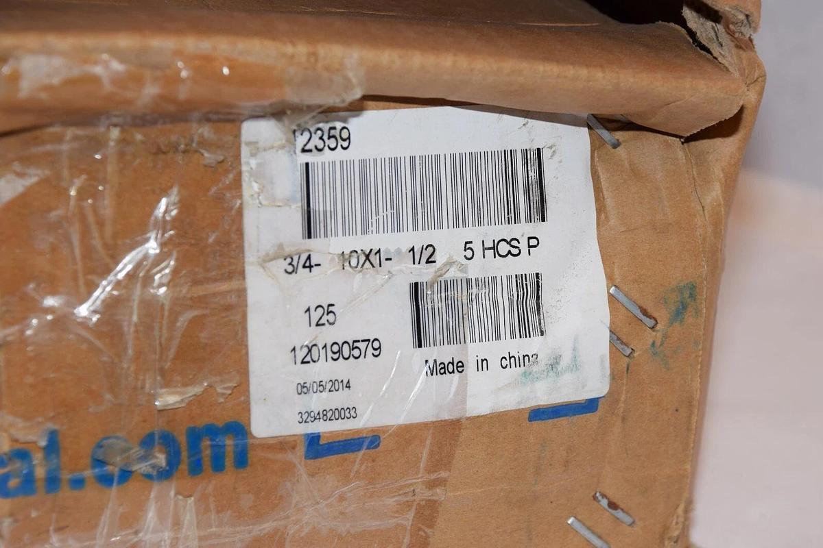 (NEW - Box of 50) FASTENAL 3/4-10 x 1-1/2 P5 Grade 5 Hex HD Cap Screw