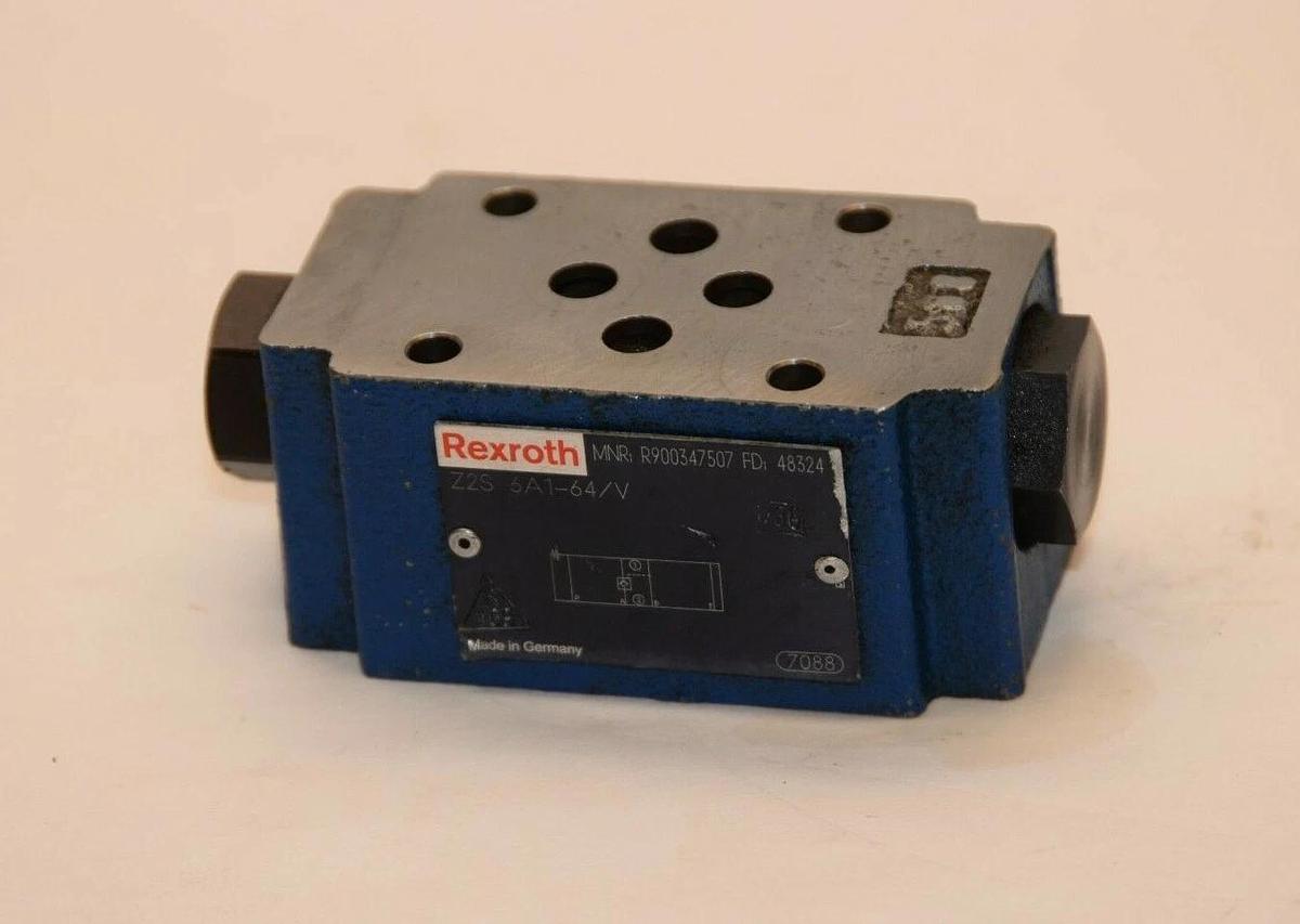 Used Rexroth Valve R900347507 Z2S 6A1-64/V  Z2S6A1-64/V