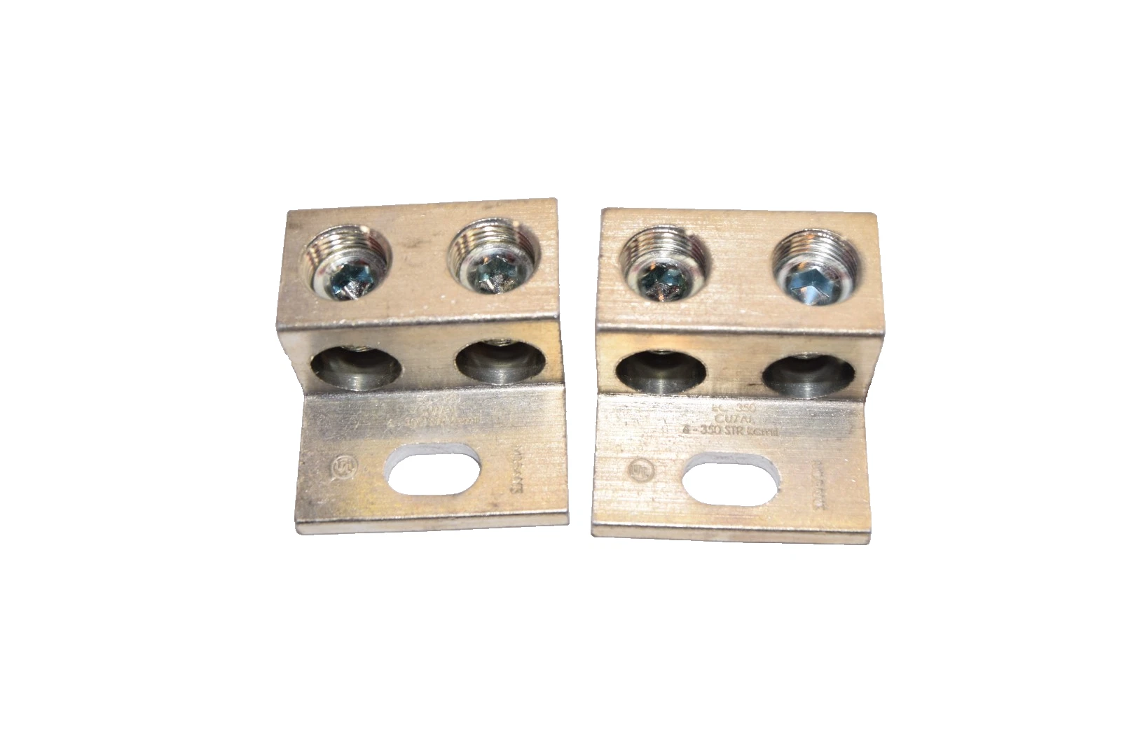 Milbank EC-350 CU7AL 6-350 STR kcmil Dbl Alunimun Mechanical Lugs (New-Lot of 2)