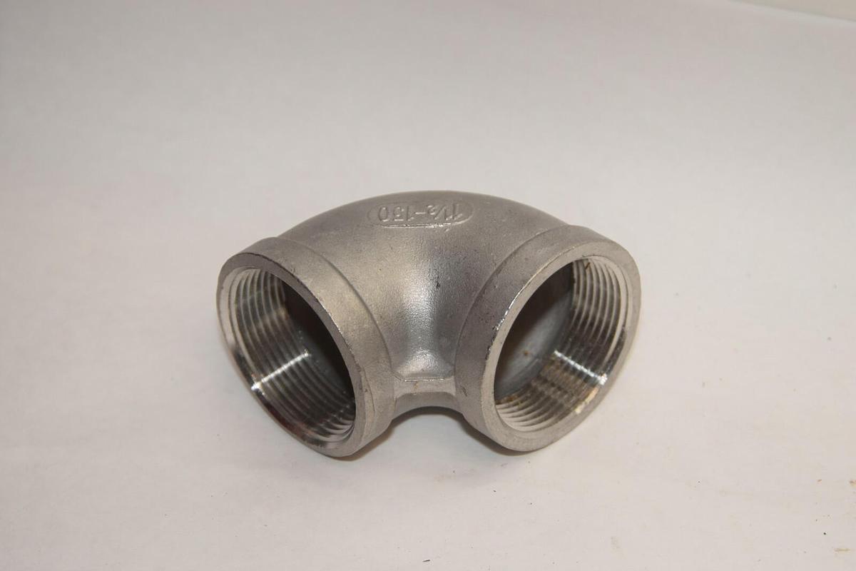 (NEW) Stainless Steel 1-1/2 -150 1-1/2" 90 Degree 316 Stainless Pipe Fitting