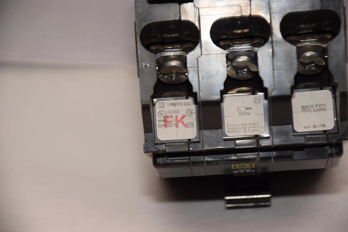 Square D Breaker DP-4075 HACR QOB 30A 30 Amp 3 Pole 3P 240v (New - old stock)