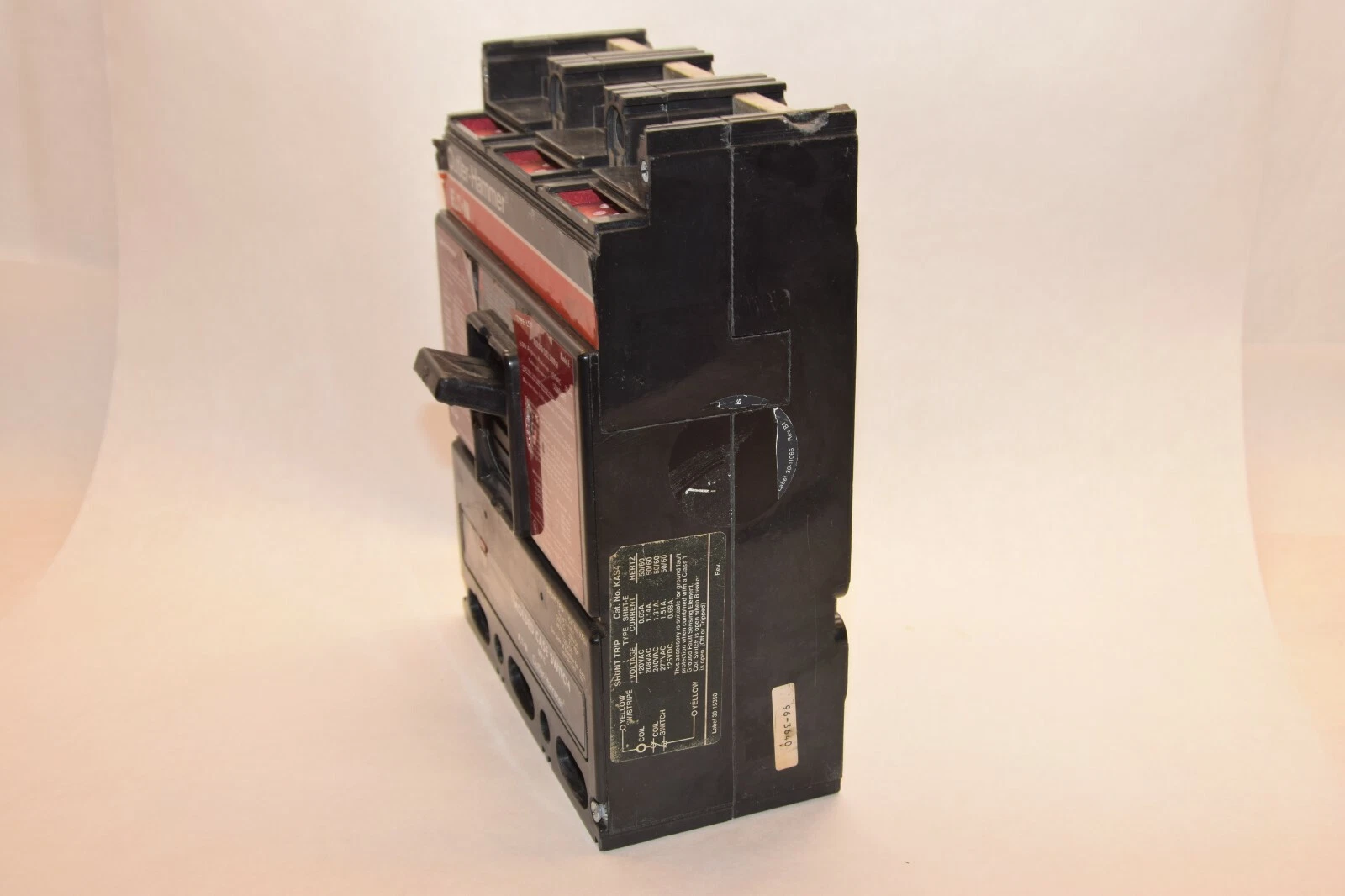 Used CUTLER HAMMER LS36060YE 600A 600 Amp Model F 3P Molded Case Switch Breaker