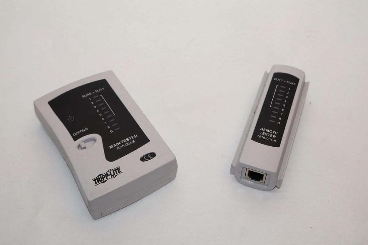 Used TRIPP-LITE T016-004-K , RJ11 + RJ45 Network Installer Tool Kit