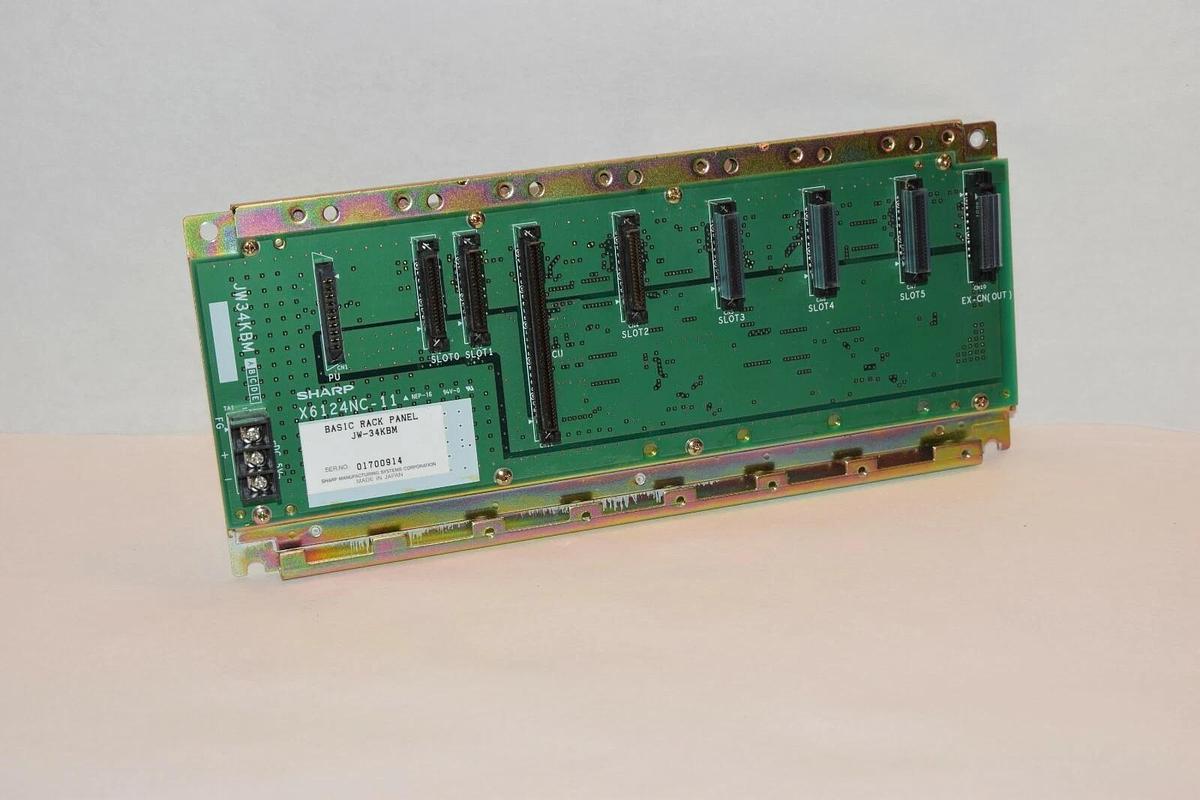 NEW SHARP X6124NC-11 JW-34KBM 5-SLOT BASIC RACK PANEL