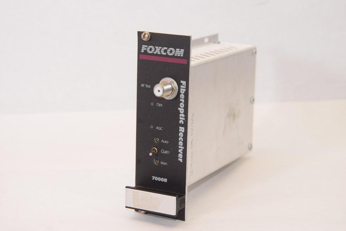 Used FOXCOM / ITE 7000R 84JA Fiberoptic Receiver Input / Output Module