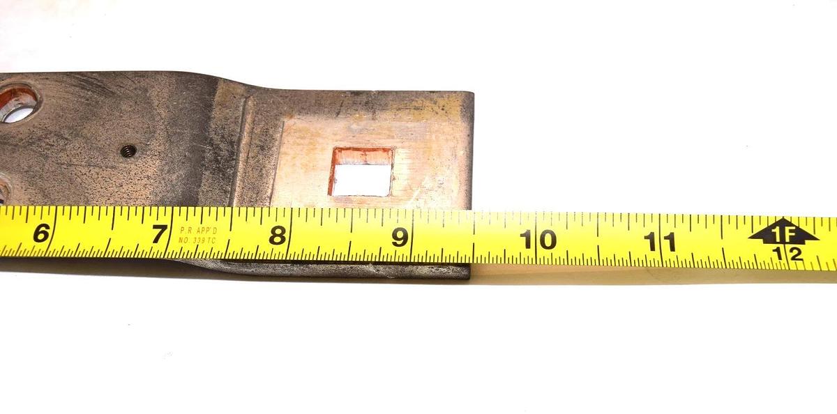 Used Buss Bar 9-1/2" x 2" x 1/4" Copper