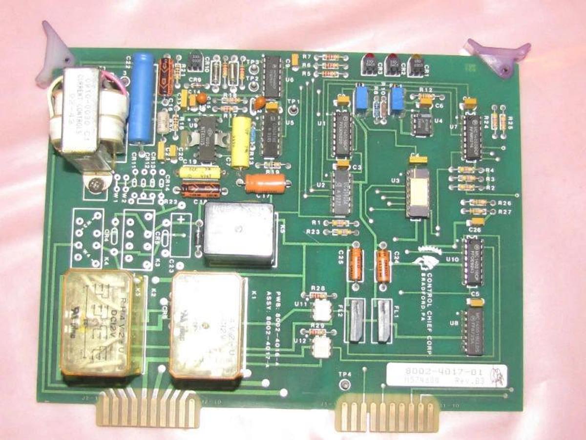 Used CONTROL CHIEF CORP BOARD CARD 8002-4017-01 8002-4017 B3