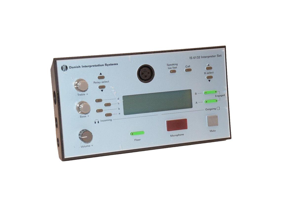 DANISH INTERPRETATION SYSTEMS IS6132 Interpreter Set Dig. Conference System -NEW