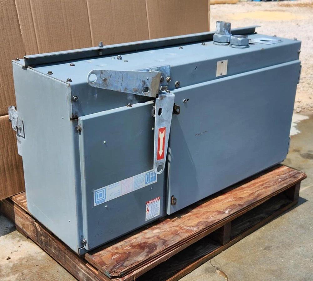 Used SQUARE D I-Line Fusible Busway Switch PBQ3660G 600A 600 Amp Ser 6 3P3W 600v 3ph