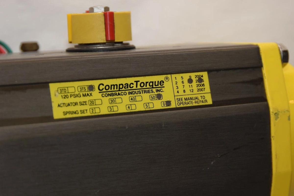 (NEW) COMPAC TORQUE 3TS Actuator Size 50 Spring Set 6 Size 3" Sanitary Valve