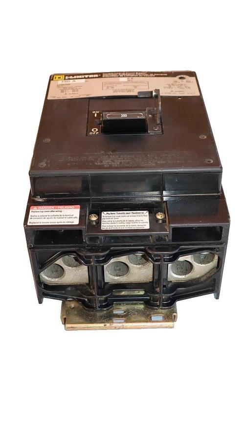 Used Square D I-Limiter Circuit Breaker LI36350 350A 350 Amp 3p 600v