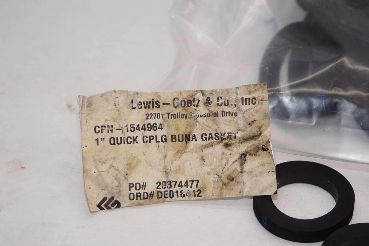 (NEW - Lot of 50) LEWIS-GOETZ & CO. INC CPN-1544964 2037447 1" Quick CPLG Gasket