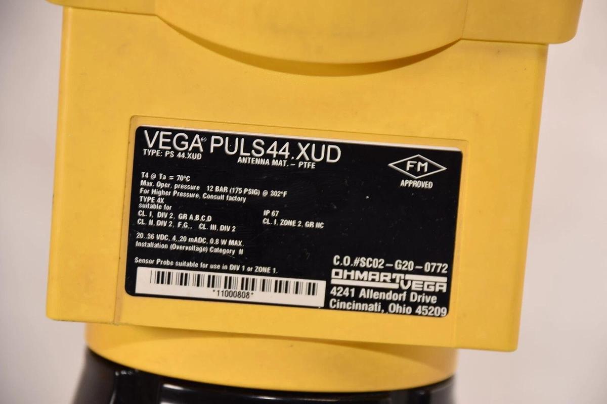 Used Ohmart Vega Vega PULS44.XUD PS44.XUD PTFE Radar Sensor