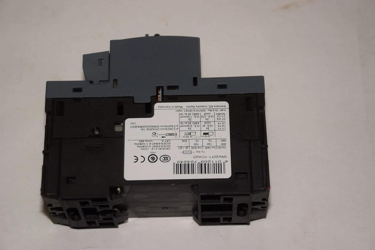 Used SIEMENS 3RV2011-1CA20 1,8-2,5A MOTOR PROTECTION CIRCUIT BREAKER