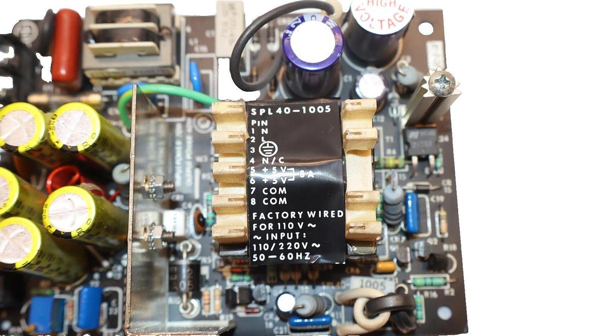 Used Power-One SPL40-1005 , ASSY75490101-V Power Supply Card , Board
