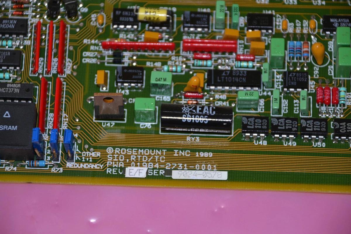 Used FISHER ROSEMOUNT CIRCUIT BOARD 01984-2731-0001 01984 2731 REV.E/F 9024-0578
