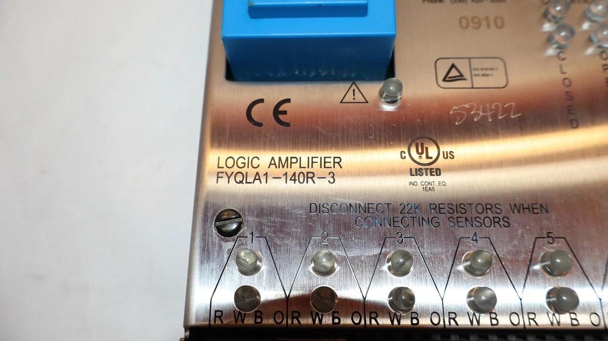 Used Pepperl + Fuchs FYQLA1-140R-3 , FYQLA1140R3 Logic Amplifier
