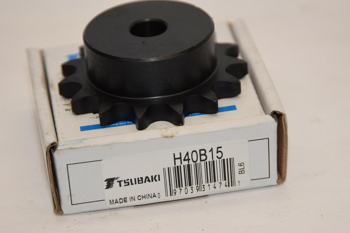 (NEW) TSUBAKI H40B15 15 Teeth Sprocket