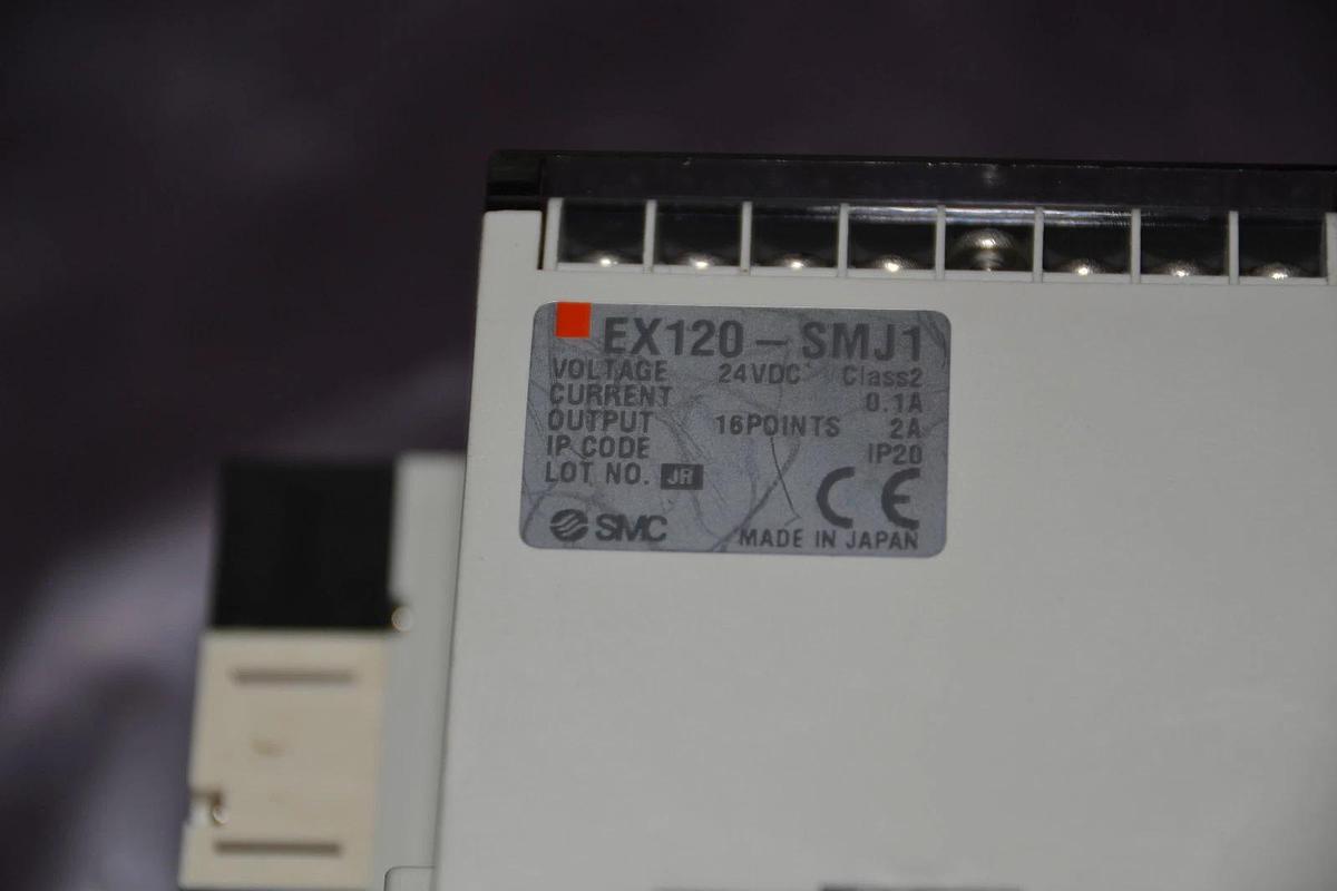 Used SMC VALVE MANIFOLD EX120-SMJ1 VVQ1000-10A-1 VVQ1000 10A 1 VQ1301R-5 VQ1301R 5