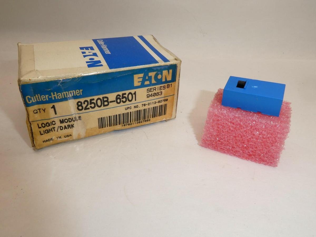 (NEW) CUTLER HAMMER 8250B-6501 Series B1 Logic Module Light/Dark