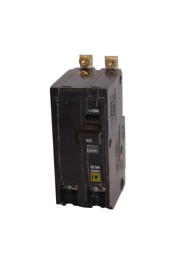 Used Square D 60A Circuit Breaker QOB260VH 60 Amp 2P 120/160V