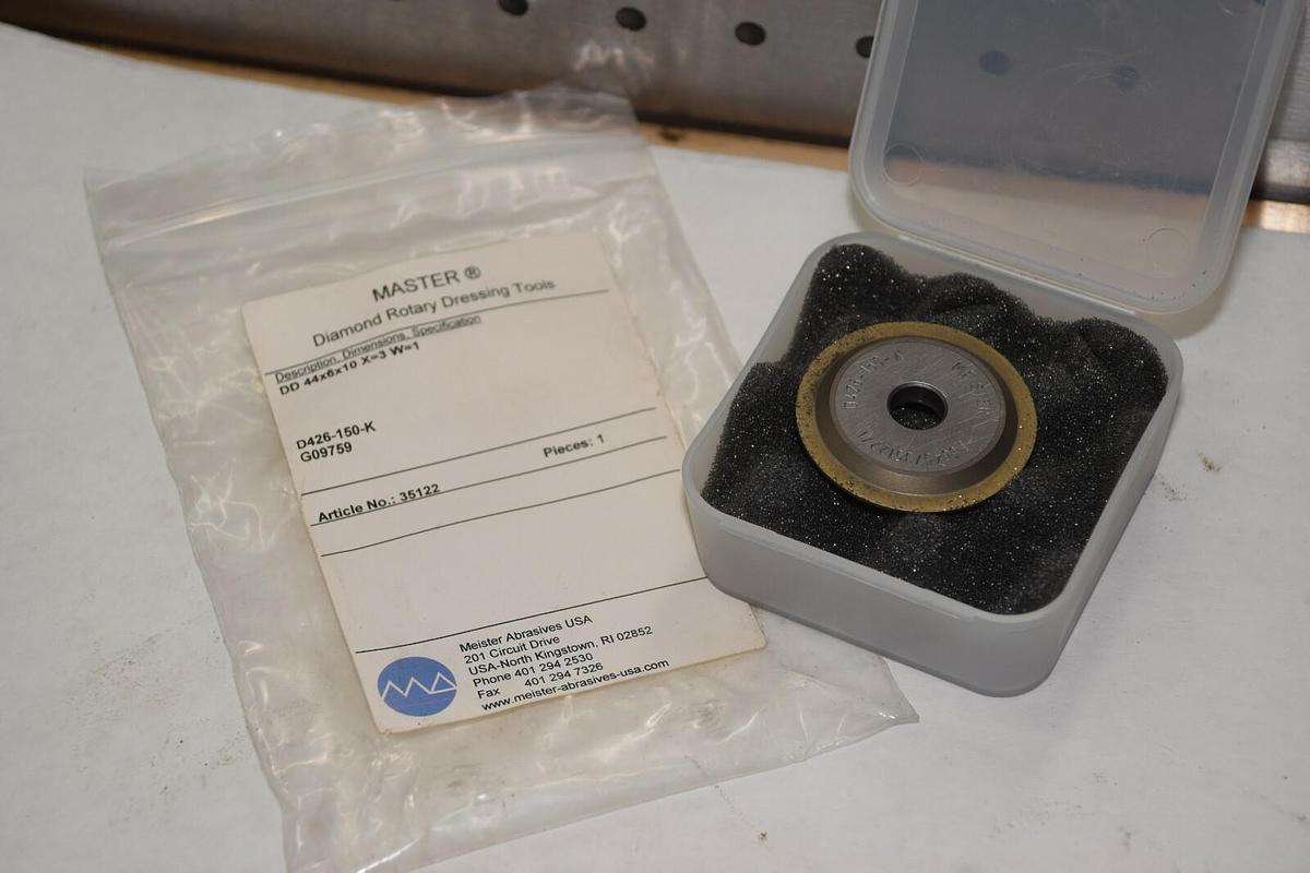 MEISTER ABRASIVES D426-150-K D426150K MASTER DIAMOND ROTARY DRESSING TOOLS NEW