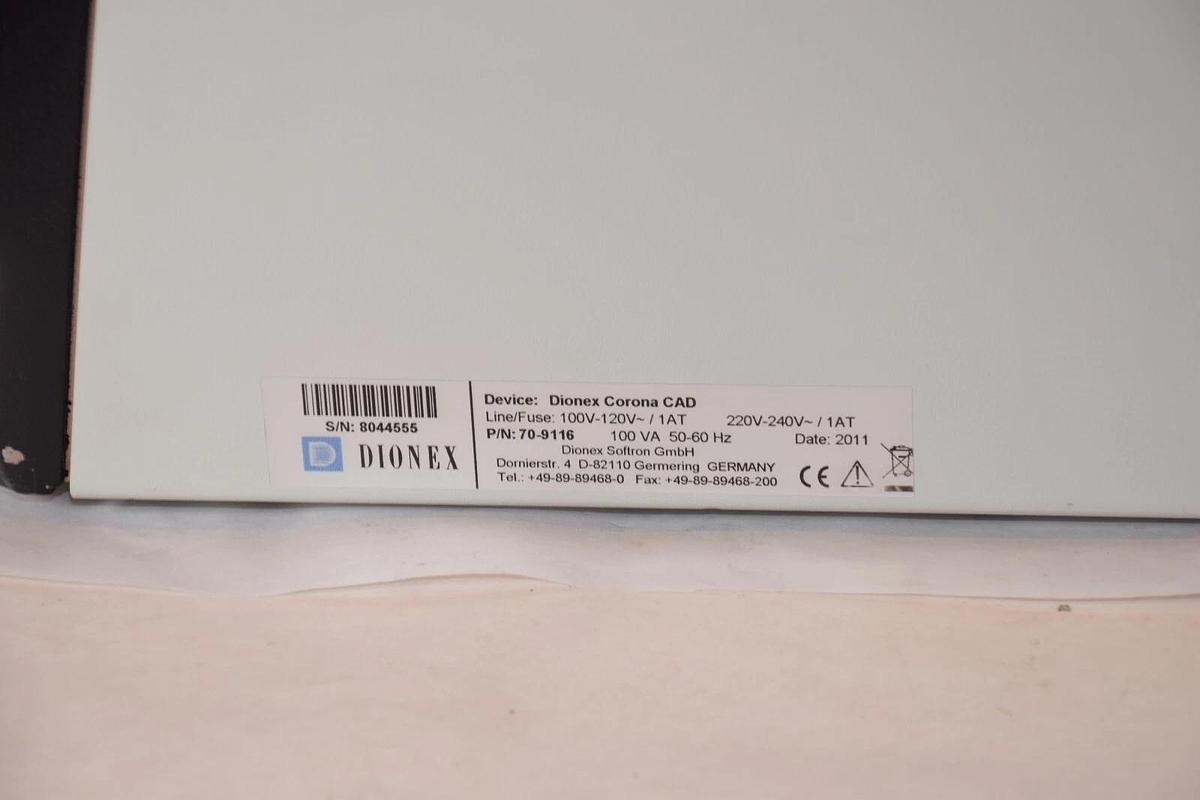 Used DIONEX/THERMO SCIENTIFIC 70-9116 Esa Corona CAD Charged Aerosol Detector 2011