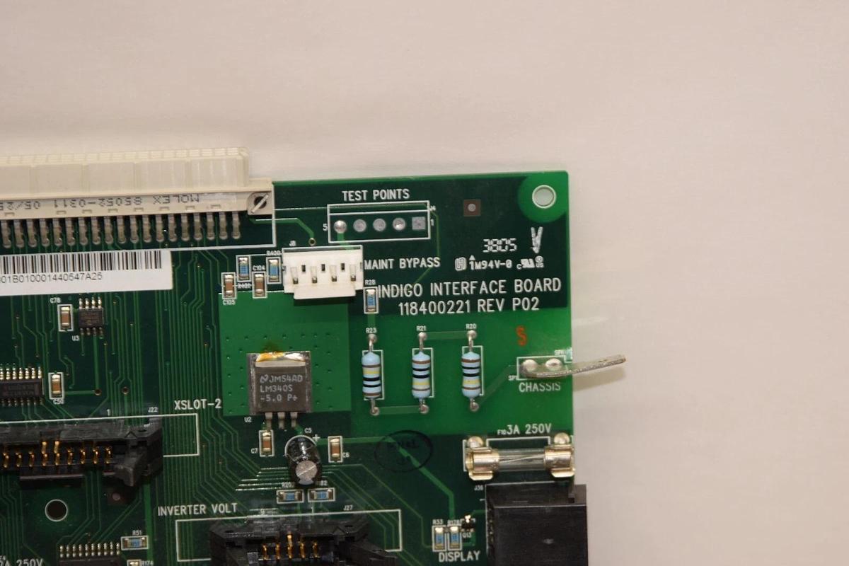 Used INDIGO 118400221 Rev P02 Interface Board PCB Assembly