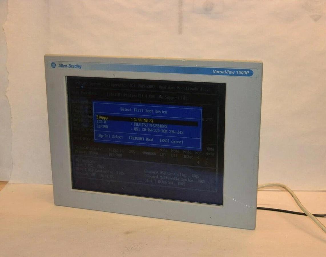 Used ALLEN BRADLEY 6181P-15NP2KH VersaView 1500P Operator interface INTEGRATED SYSTEM
