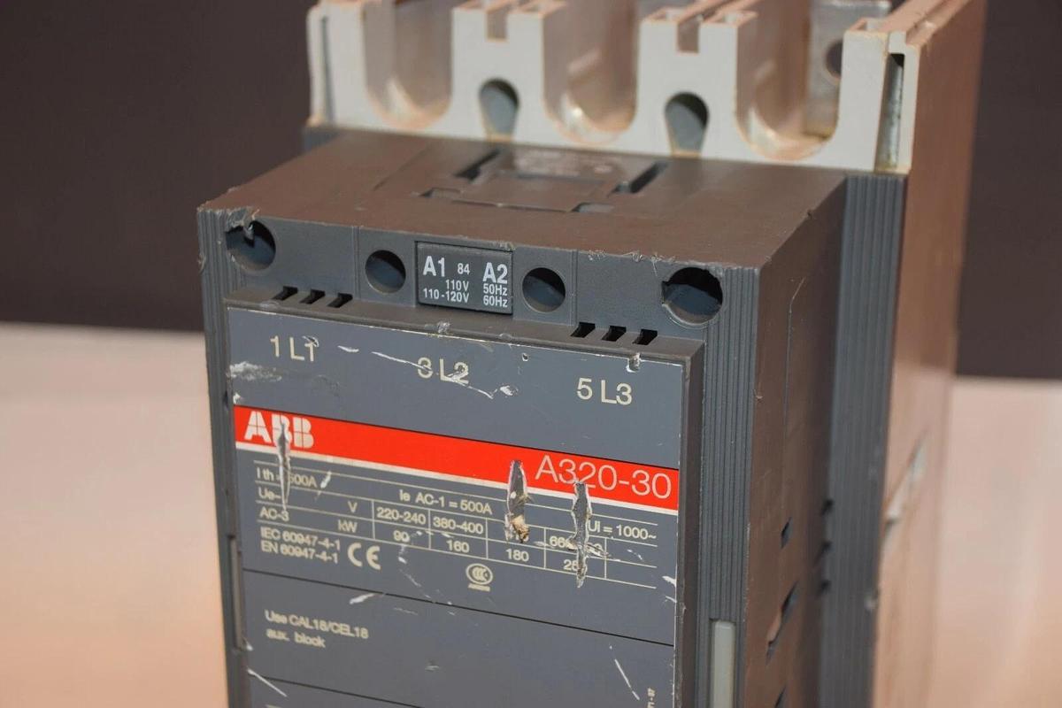 Used ABB A320-30 110V 50Hz 110-120V 60Hz 110-250V CONTACTOR