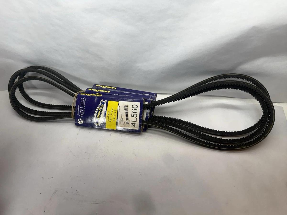 GOODYEAR V-Belt Belt FHP 4L560  FHP4L560 (NEW - Lot of 3)