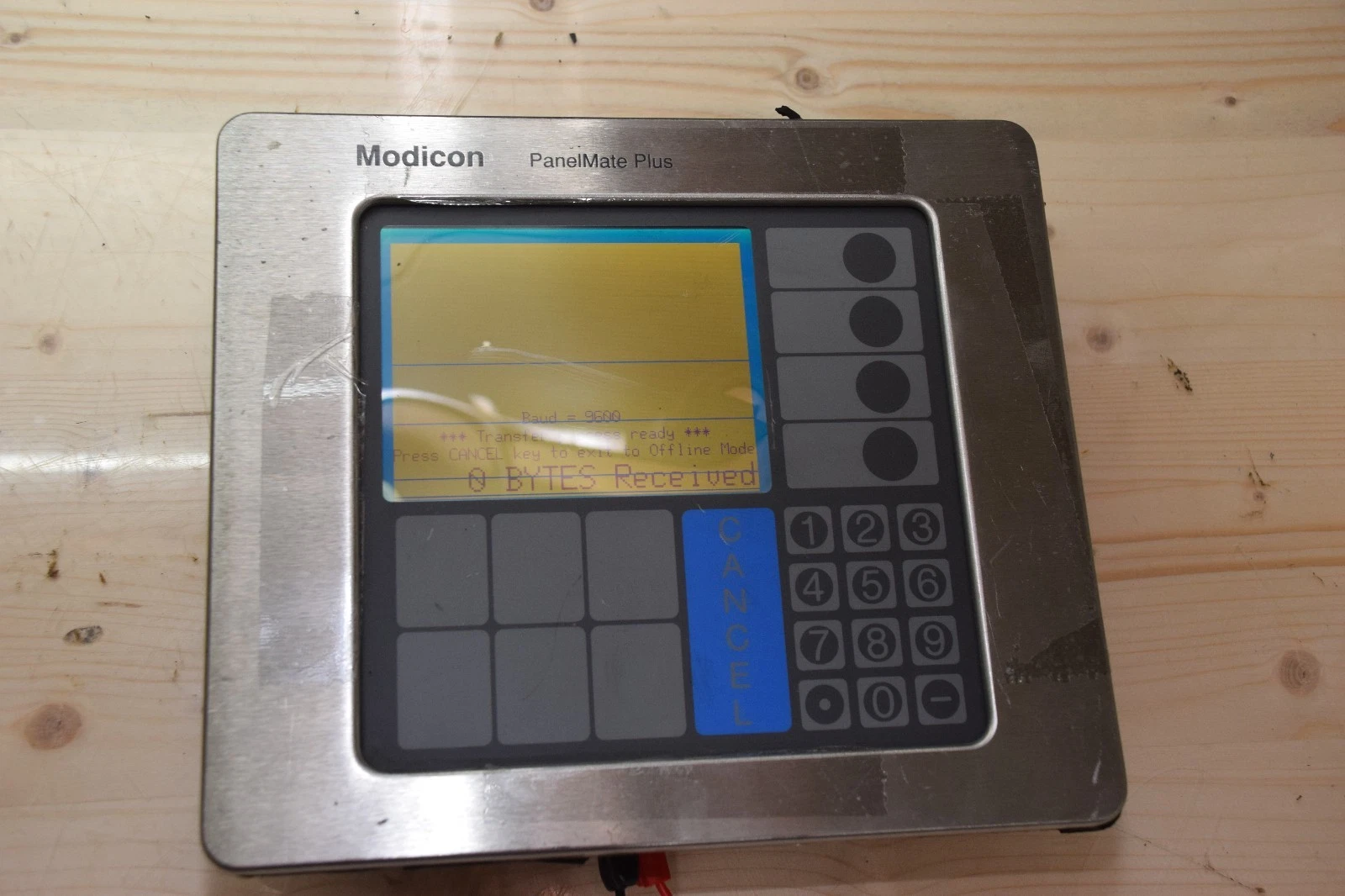 Used MODICON AEG MM-PM10-20S 92-00759-01 PanelMate Plus