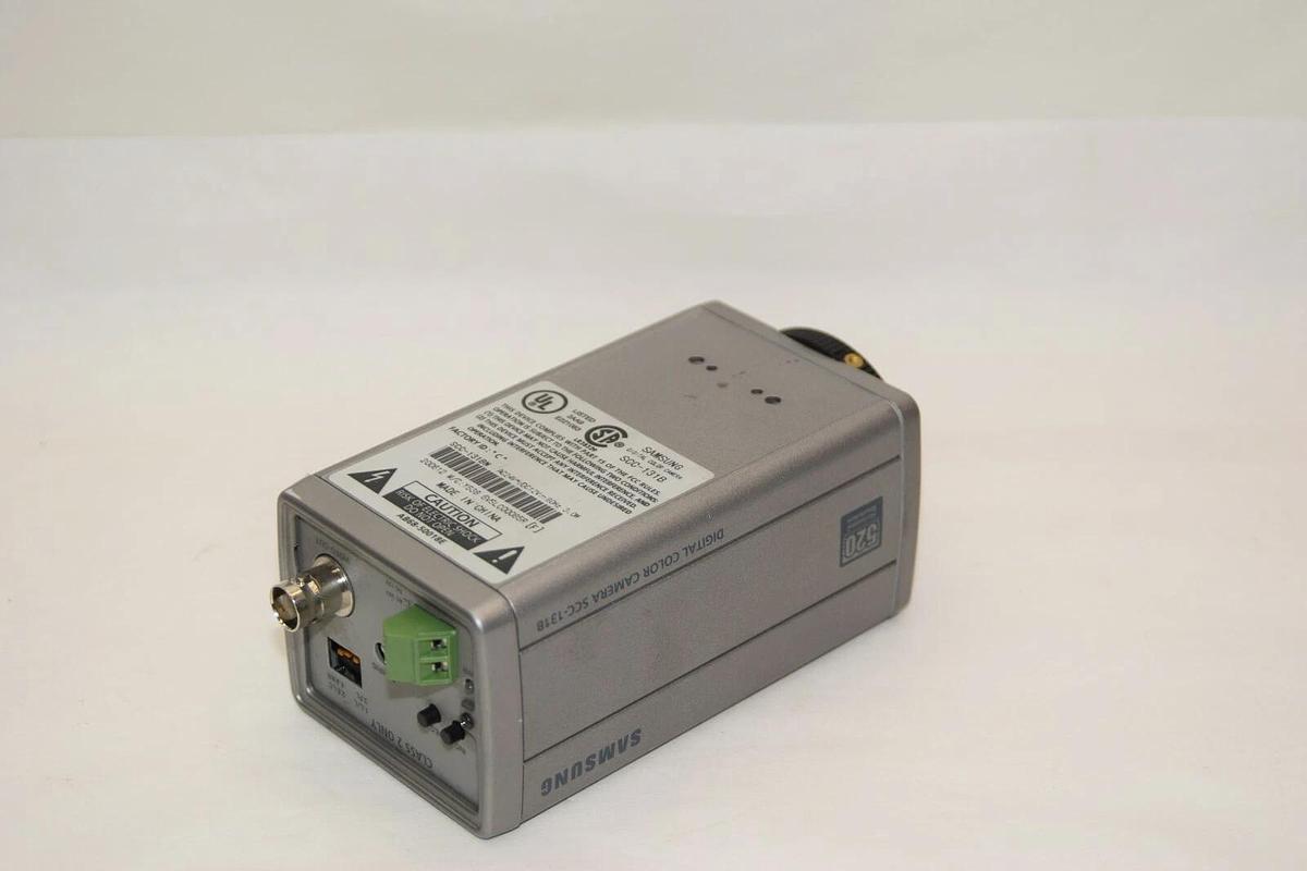 Used SAMSUNG SCC-131B Digital Color 520 Horizontal Resolution 24V 3W Security Camera
