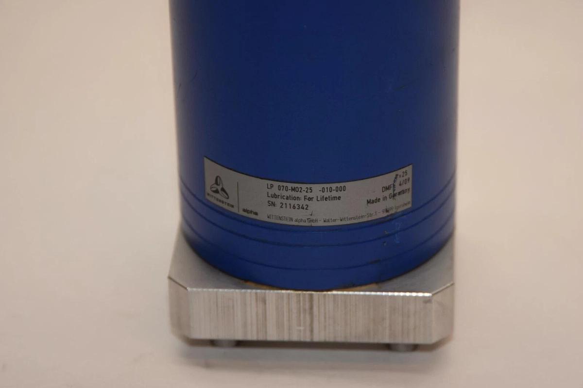 Used WITTENSTEIN / ALPHA LP 070-M02-25-010-000 25:1 Planetary Gearbox Motor
