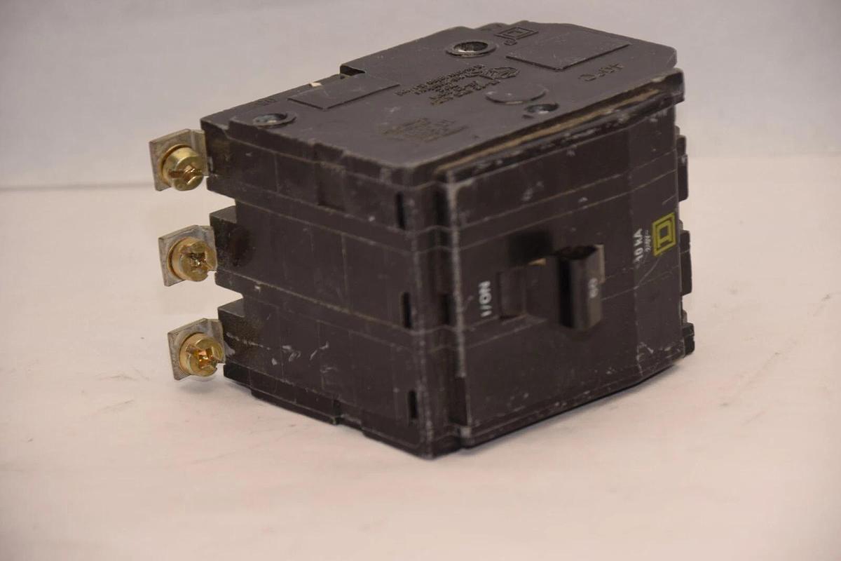 Used Square D Breaker DP-4075 QOB 60A 60 Amp 3 Pole 3P 240v (Used)