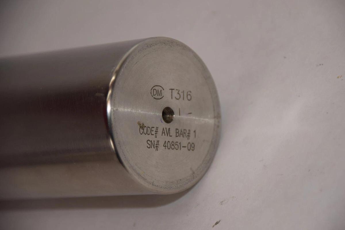 (NEW) DM T316 AVL BAR#1 40851-09 2-1/8" x 10" Homogenizer Plunger