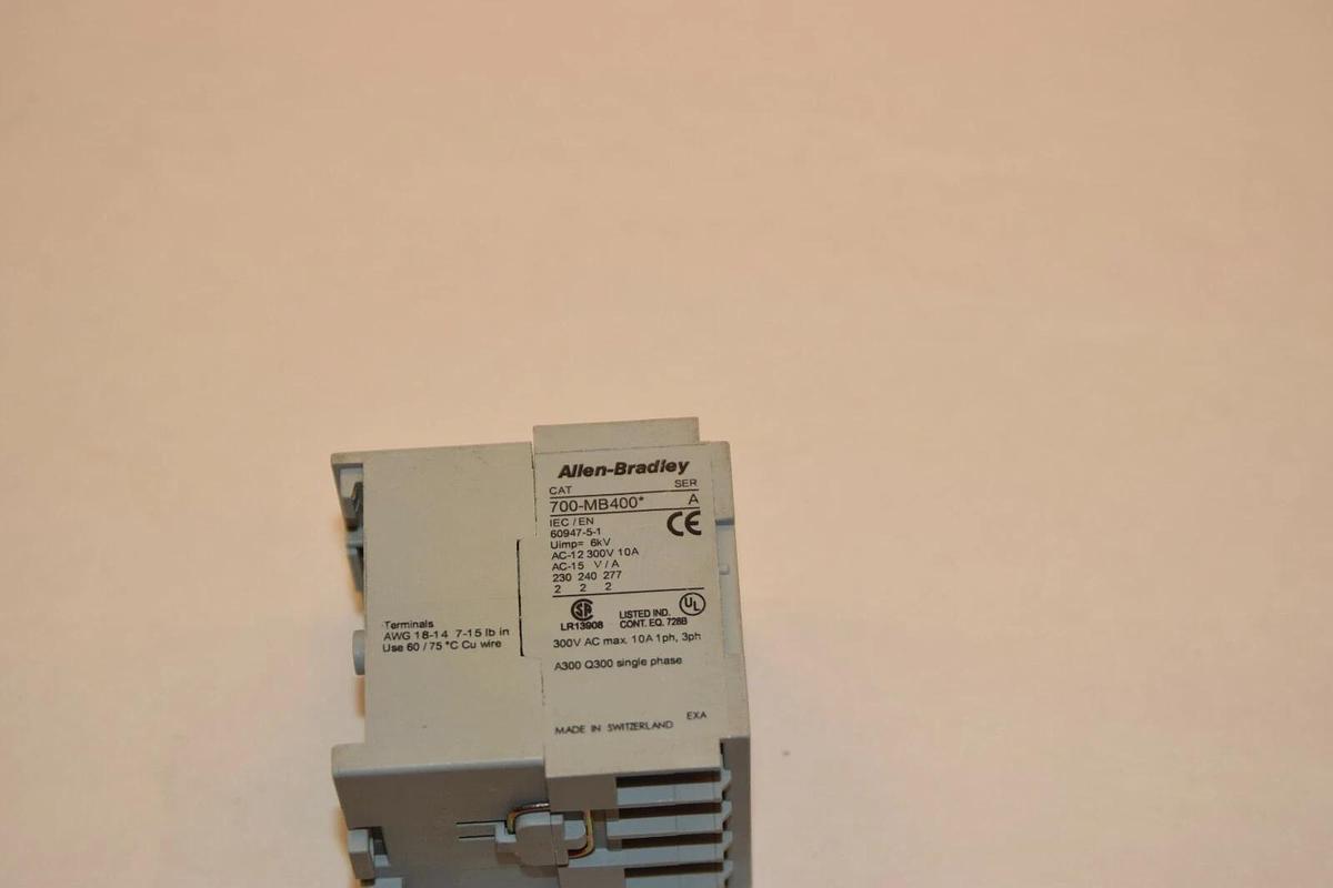 Used (Lot Of 4) ALLEN BRADLEY 700-MB400 Series A 10A 300V Relay