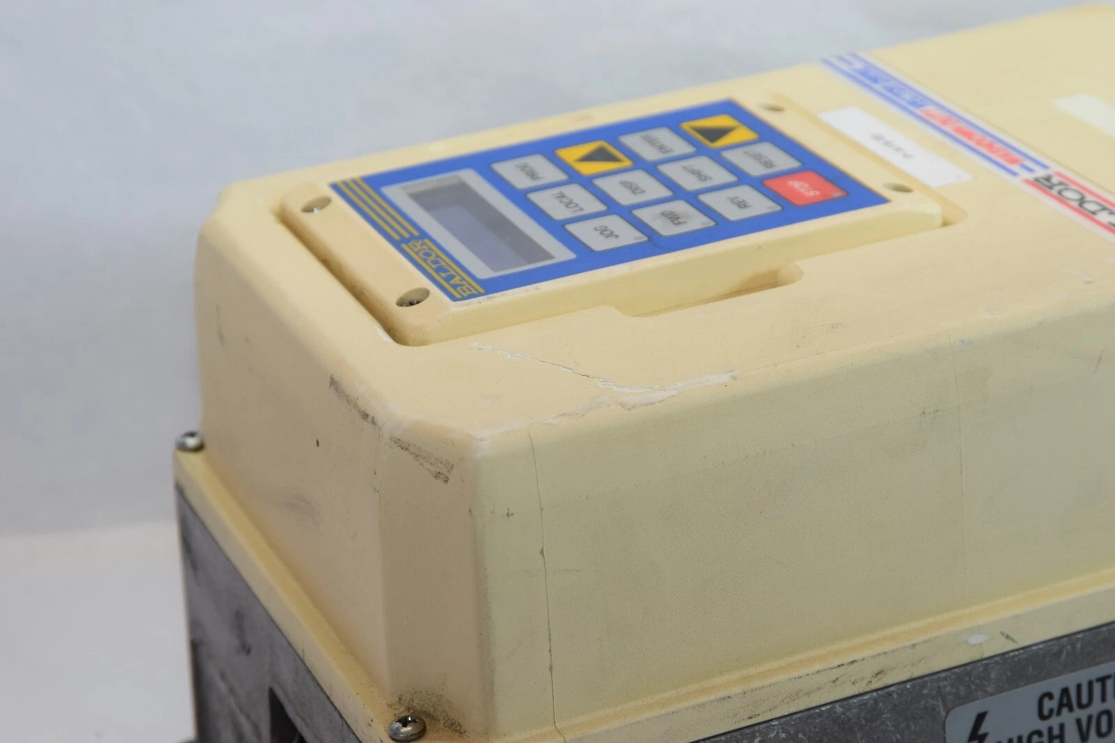 Used BALDOR ZD18H402-W 460Vac 3Ph 50/60Hz Washdown Duty Vector Drive *Cracked Case*