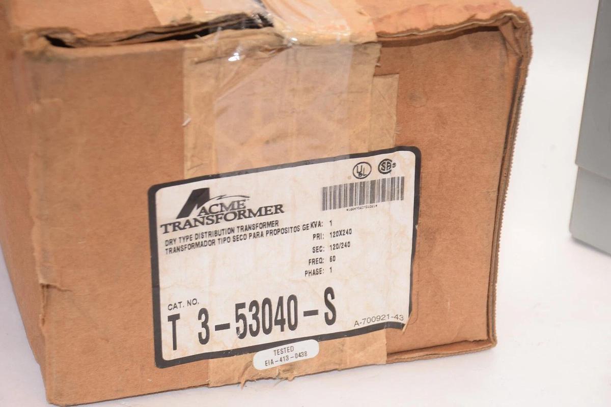 (NEW) ACME TRANSFORMER T-3-53040-S T353040S General Purpose Transformer