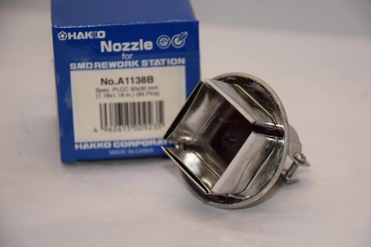 (NEW) HAKKO CORPORATION A1138B 30x30mm Hot Air Desoldering Nozzle