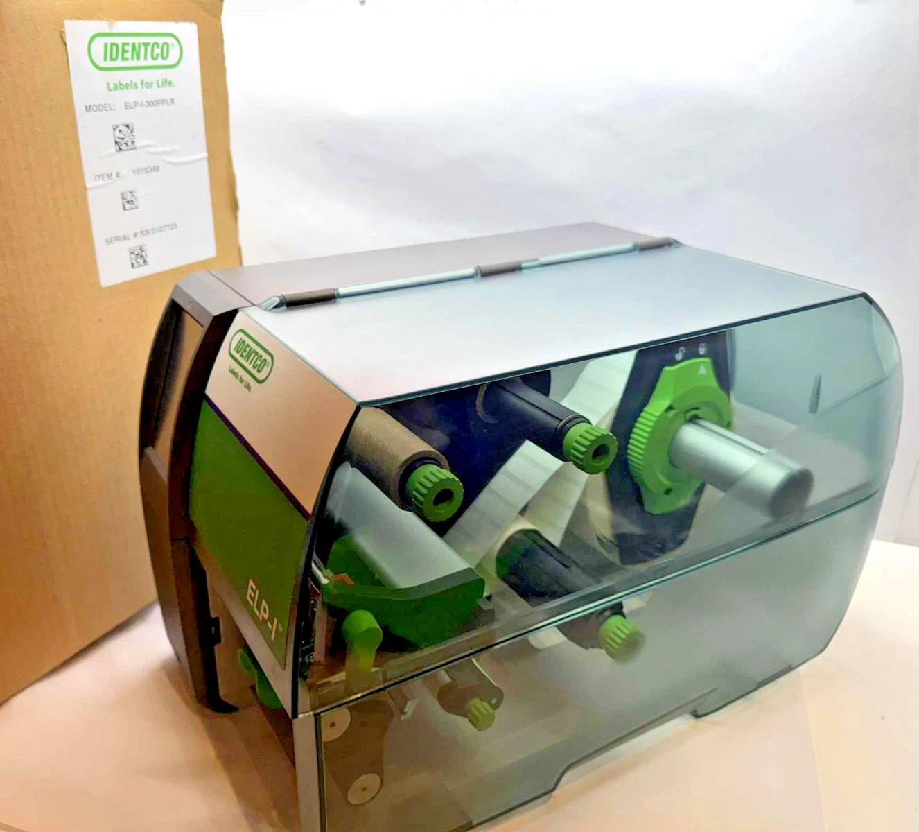 Identco Thermal Transfer Label Printer ELP-I-300PPLR ELP-I SQUIX 4/300P (NEW)