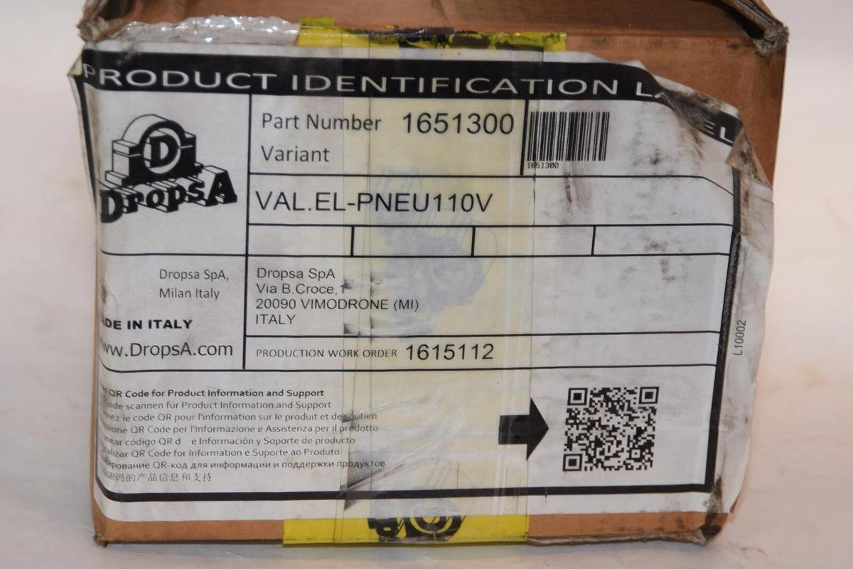 (NEW) DROPSA 1651300 110V 50/60Hz 6Va Flow Control Valve