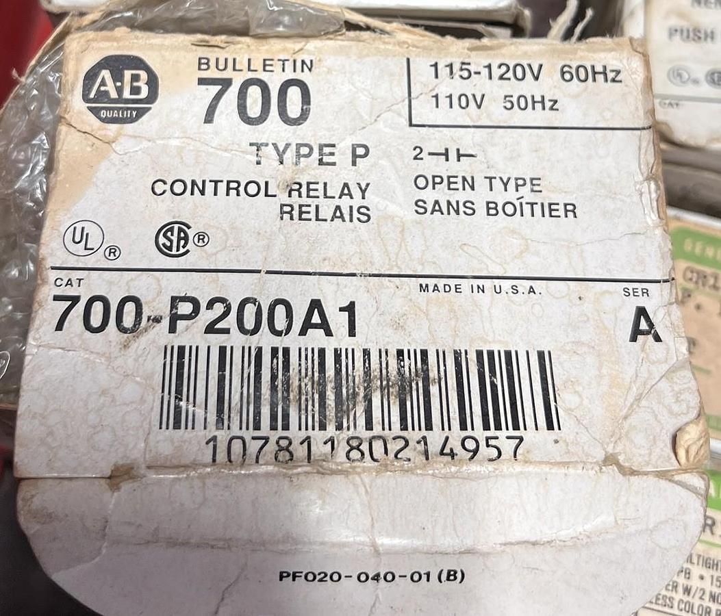 Used Allen Bradley 700 RTC Solid State Timer 700-RTC00110U1 Ser. A 110/120vac 120vdc