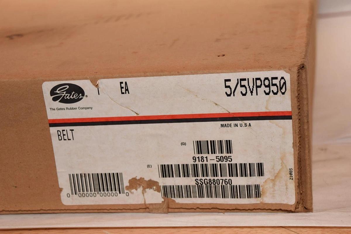 (NEW) GATES 5/5VP950 , 9181-5095 5-Rib PowerBand Belt