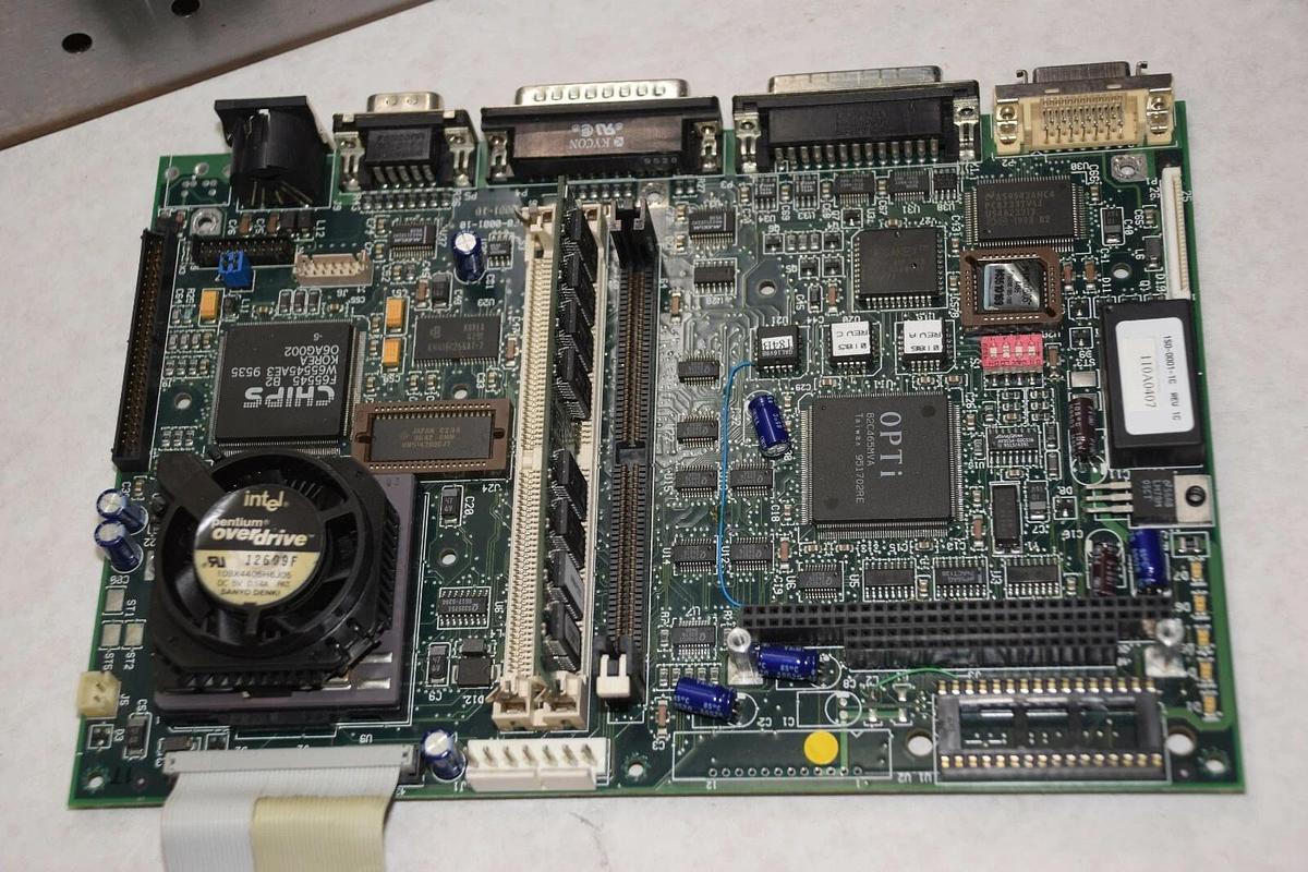 Used Nematron Mother Board 1F0-0001-10 1S0-0001-1C from 5840 ICC525-74210300 hdd2714