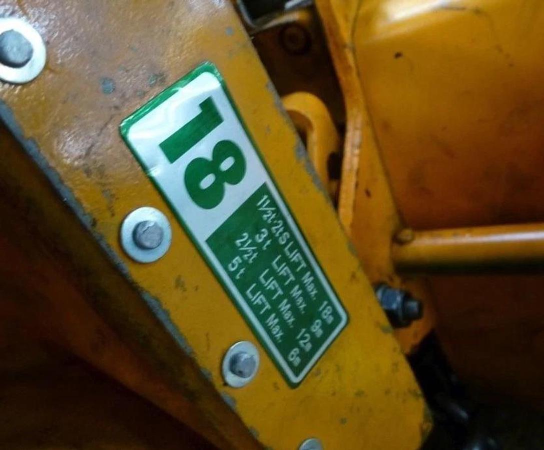 Used INGERSOLL RAND 5 TON Chain Hoist  5Ton, 5T 10,000 lb 460V 3ph IR